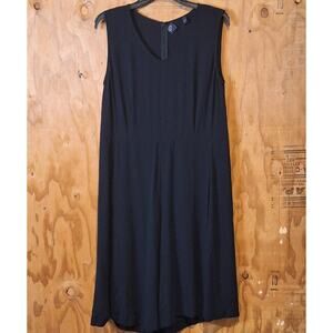 The Fisher Project Romper Women's Small Black Sleeveless 100% Silk Minimalist